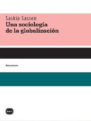 cover image of Una sociología de la globlalización